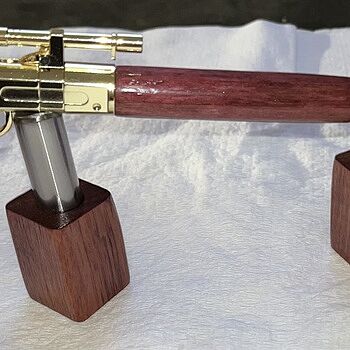 Lever Action Gold Click Pen Kit with Metal Gunstock at Penn State