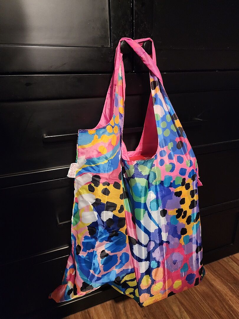PP Reusable Shopper Bag in Purple Cheetah by Kasey Rainbow photo review