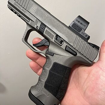 SAR SAR9 4.4" 9mm 17rd Optics Ready Pistol, Platinum - SAR9RDPT