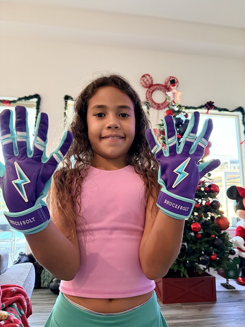 Purple and Teal Batting Gloves | Ketel Marte Batting Gloves