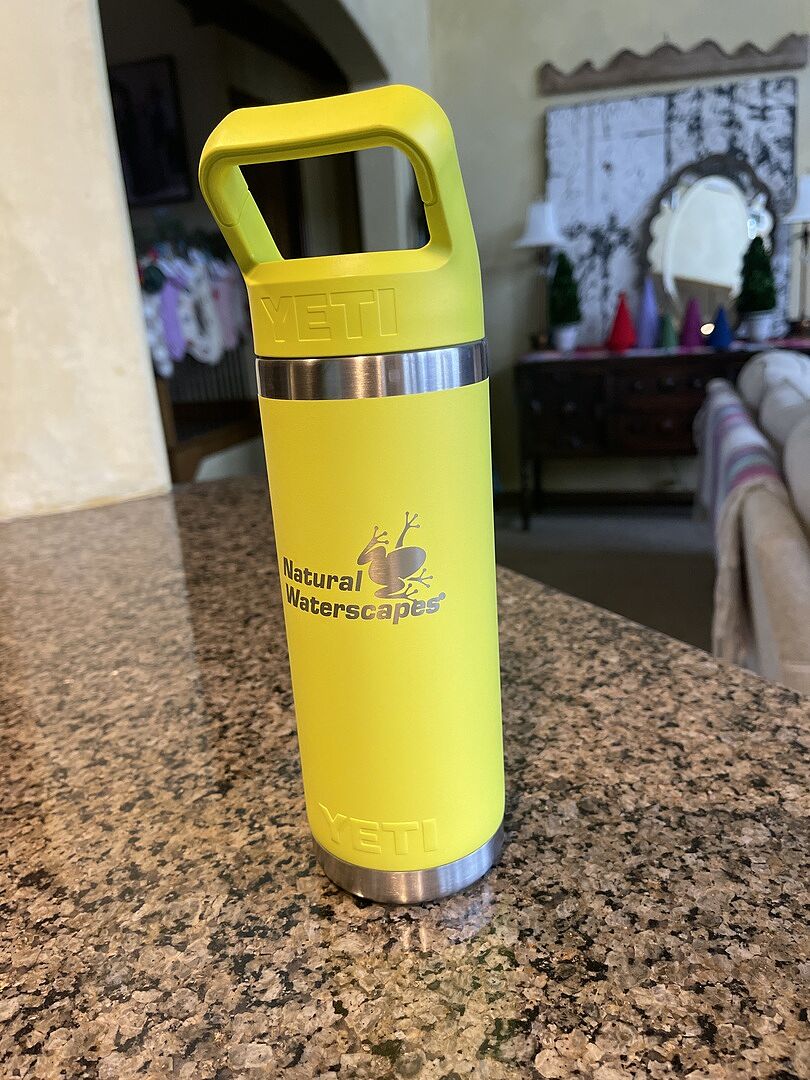 Yeti Water Bottle Firefly Yellow - Natural Waterscapes