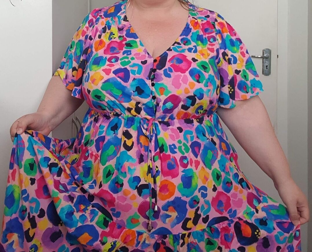 Bonnie Maxi Dress in Gumnuts photo review