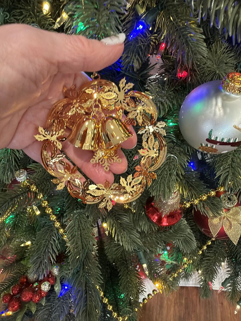 2025 Annual Gold Christmas Ornament