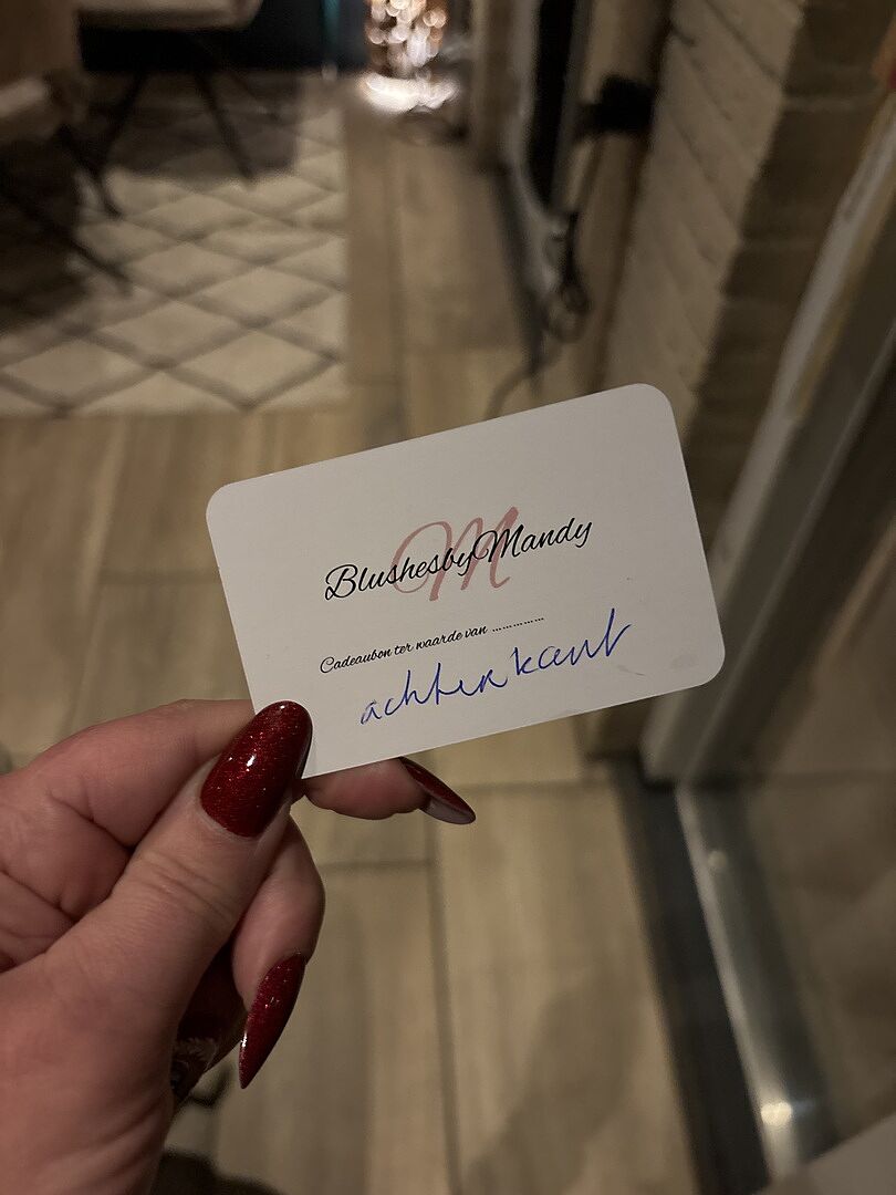 Achterkant bedrukt. 😞