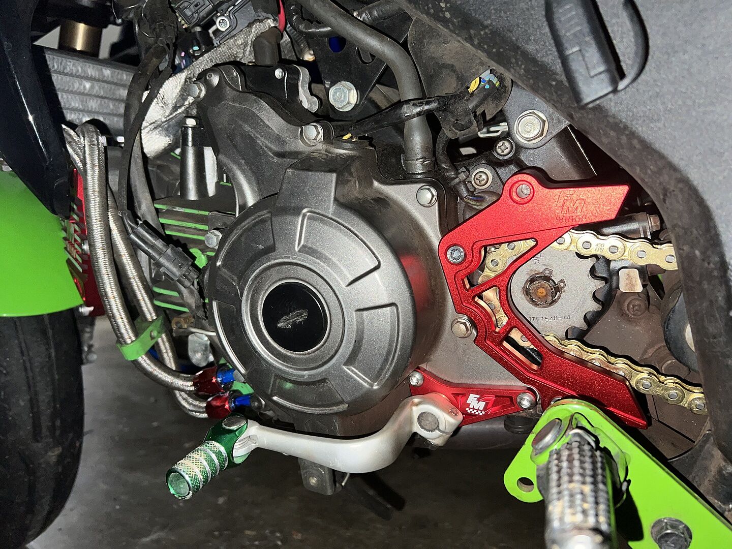 FM Shift Shaft Brace - KLX110/L