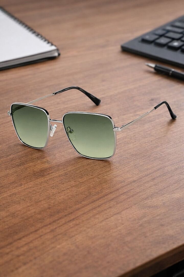 Buy John Jacobs Grey Stainless Steel Square Sunglasses Online