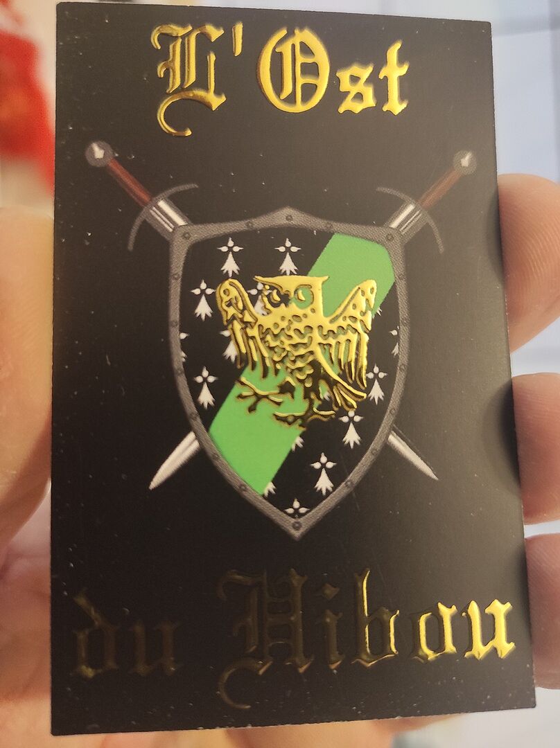 Carte de visite métal