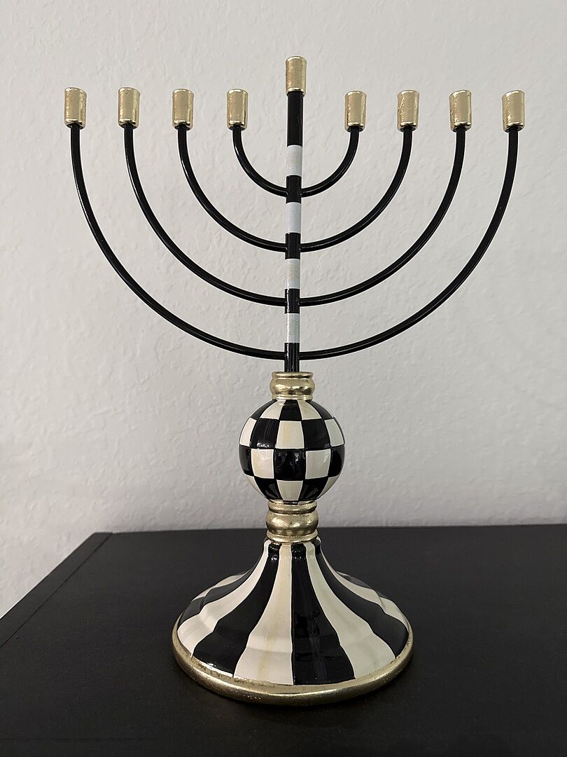 Courtly Menorah
