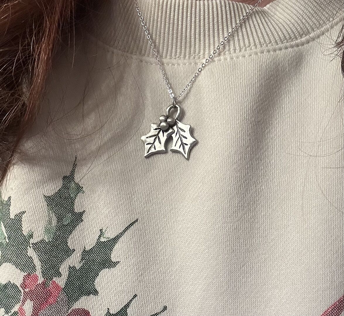 Boughs Of Holly Necklace customer photo