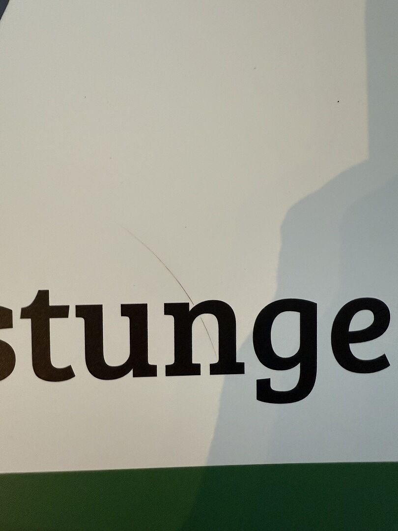 leider voll verkratzt