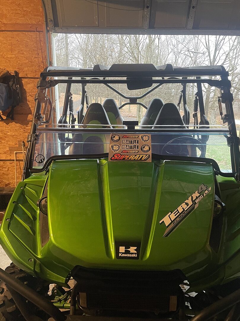 Kawasaki Teryx 750/800 Scratch Resistant Flip Windshield