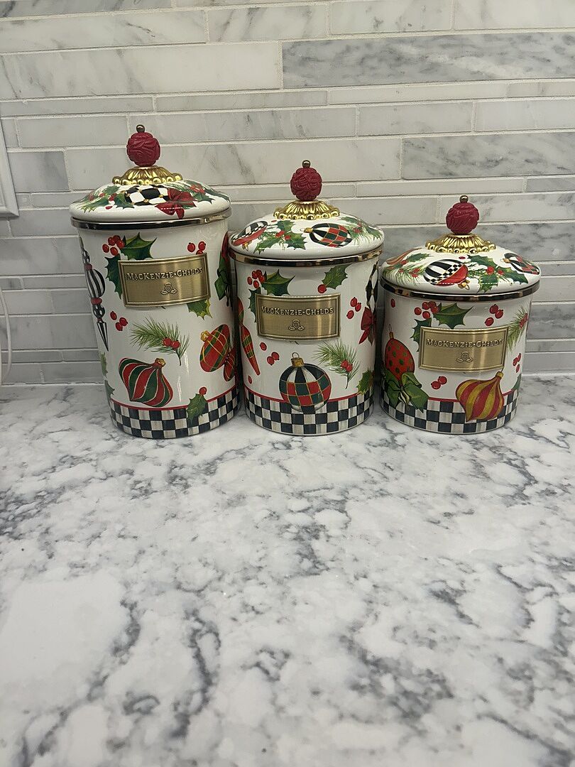 Deck the Halls Canister