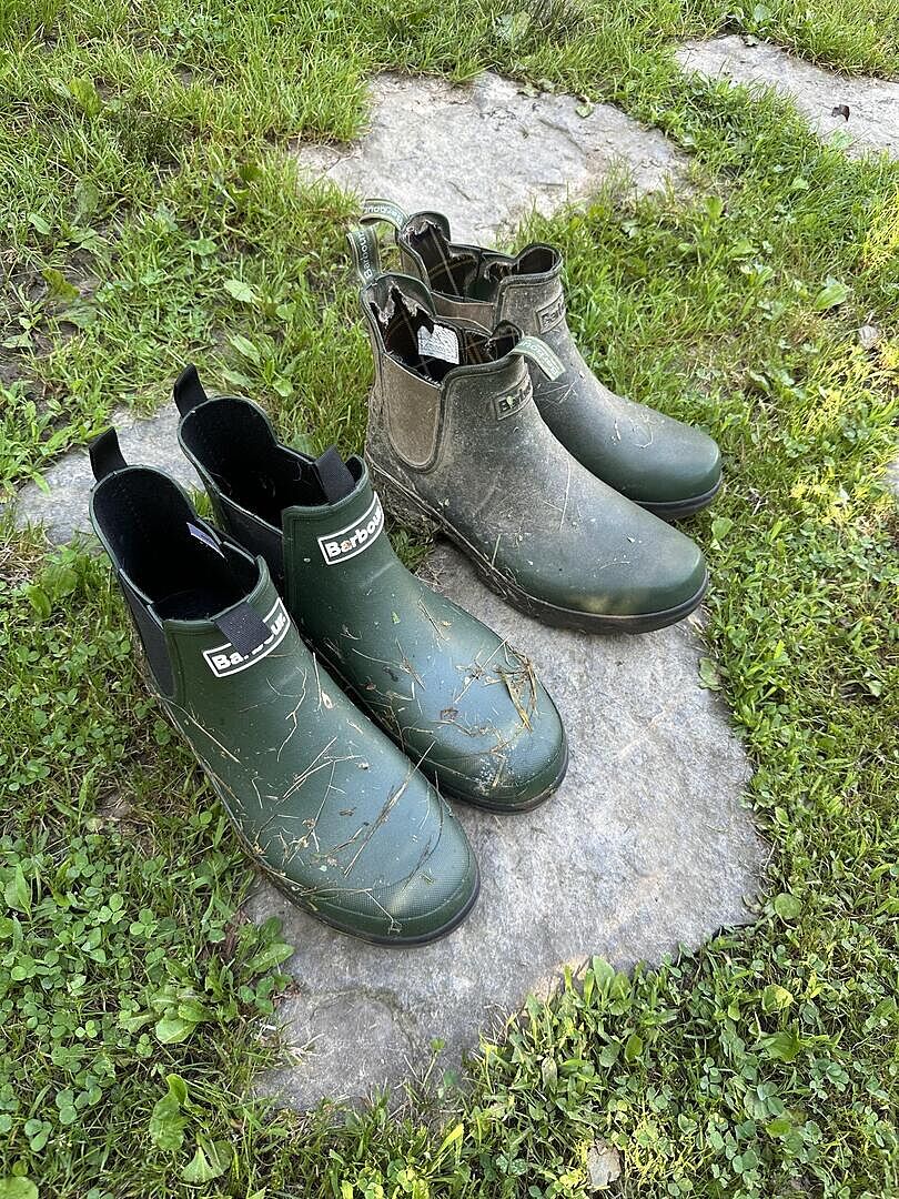 s*u様 Barbour 38サイズ オリーブグリーン Barbour® Nimbus Chelsea Rain Boots | Orvis