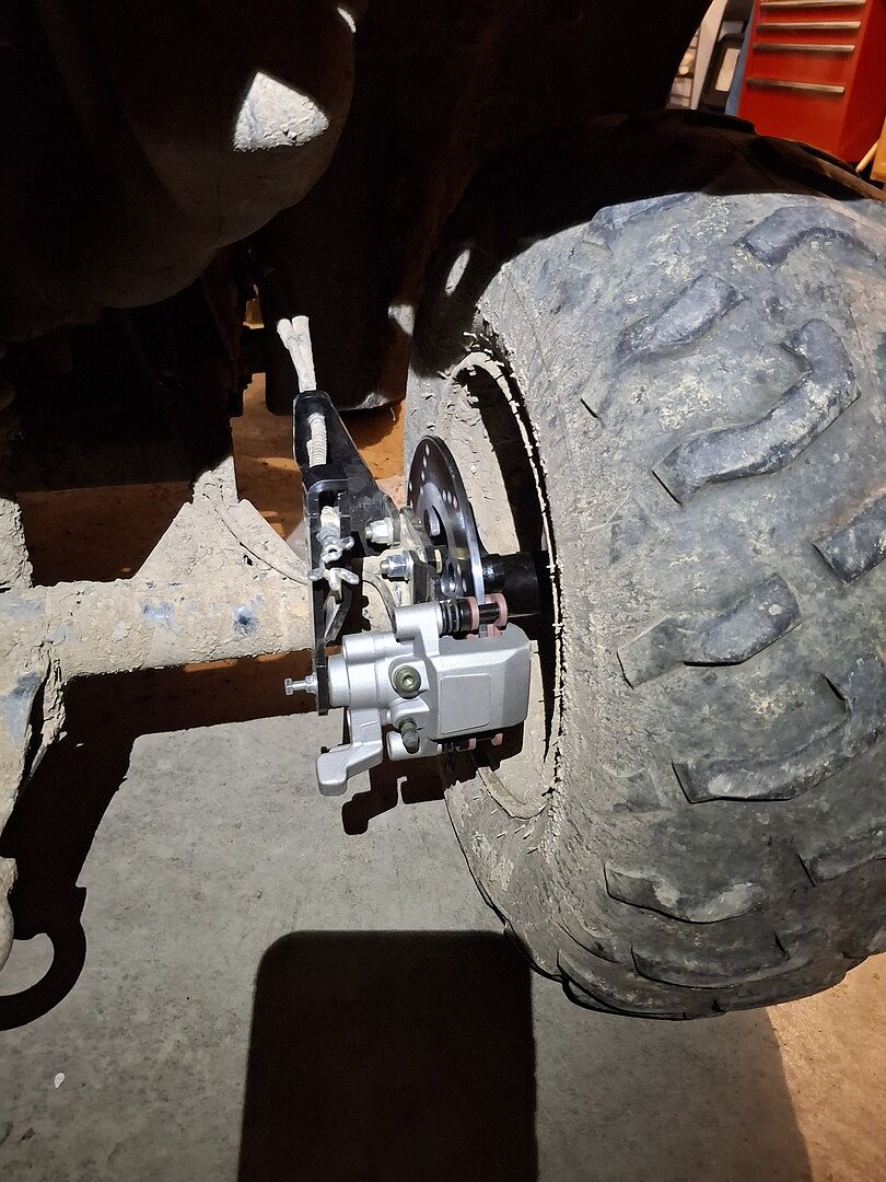 SuperATV Front Disc Brake Kit For Honda Rubicon 500 4x4 | DBK-H-001#AQ