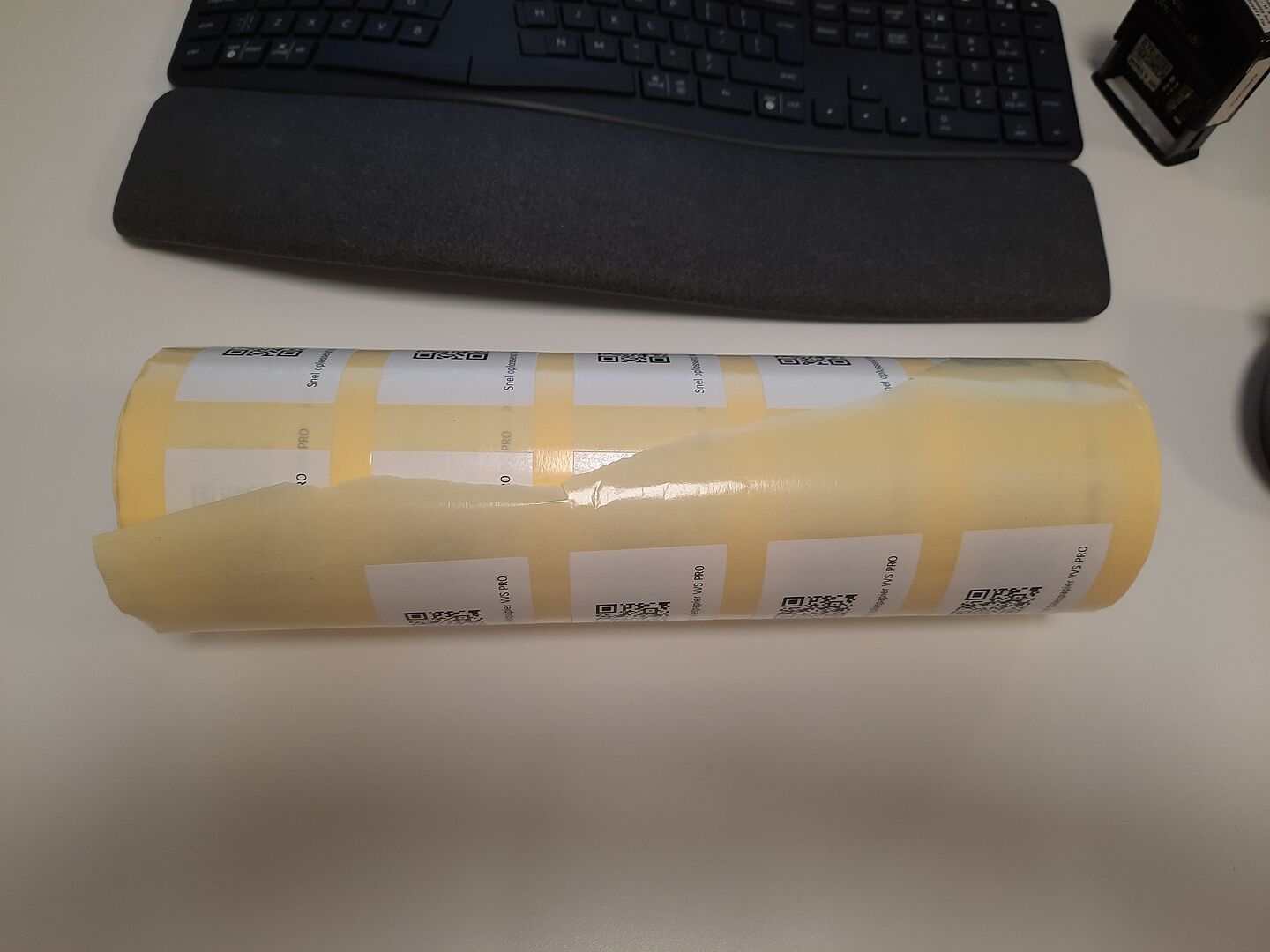 1 grote rol - niet handig