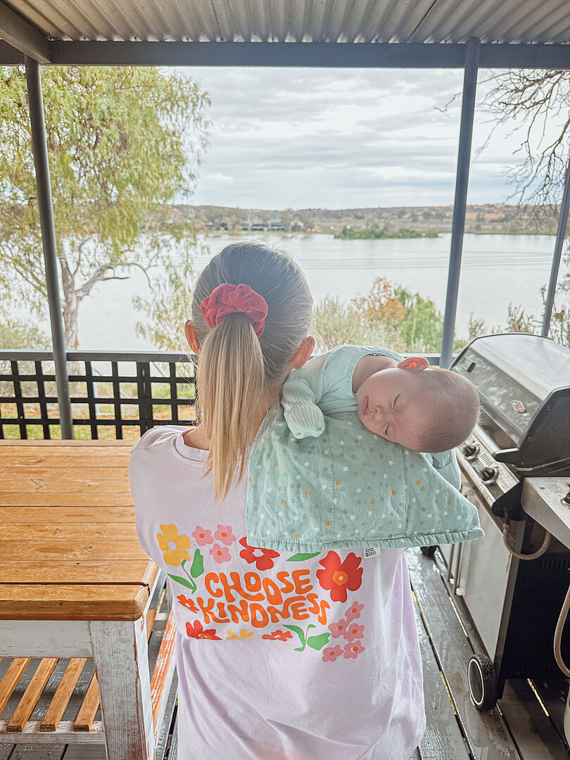 Choose Kindness Tee in Peach photo review