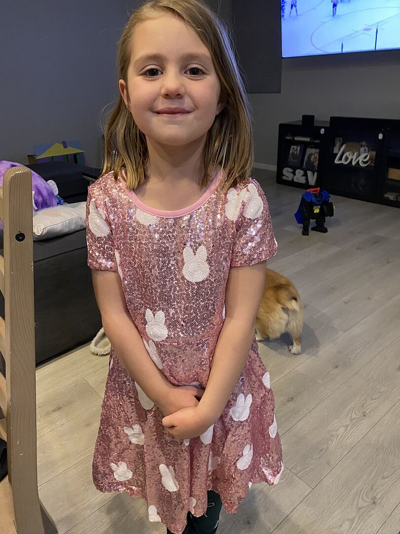 open lace back dress Baby Dresses with Peter Rabbit