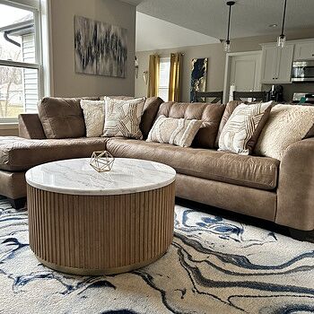 Sierra Cognac 118'' 2 Piece Left Arm Facing Chaise Sectional Love this piece