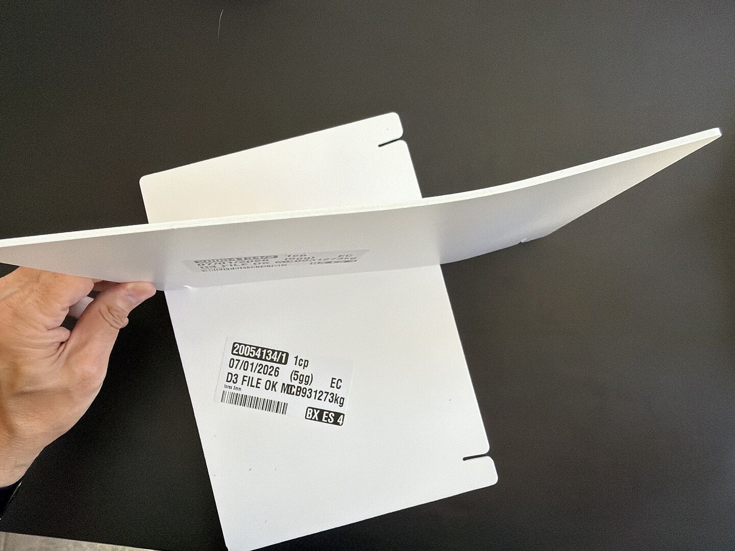 Produit abîmé et incommlet