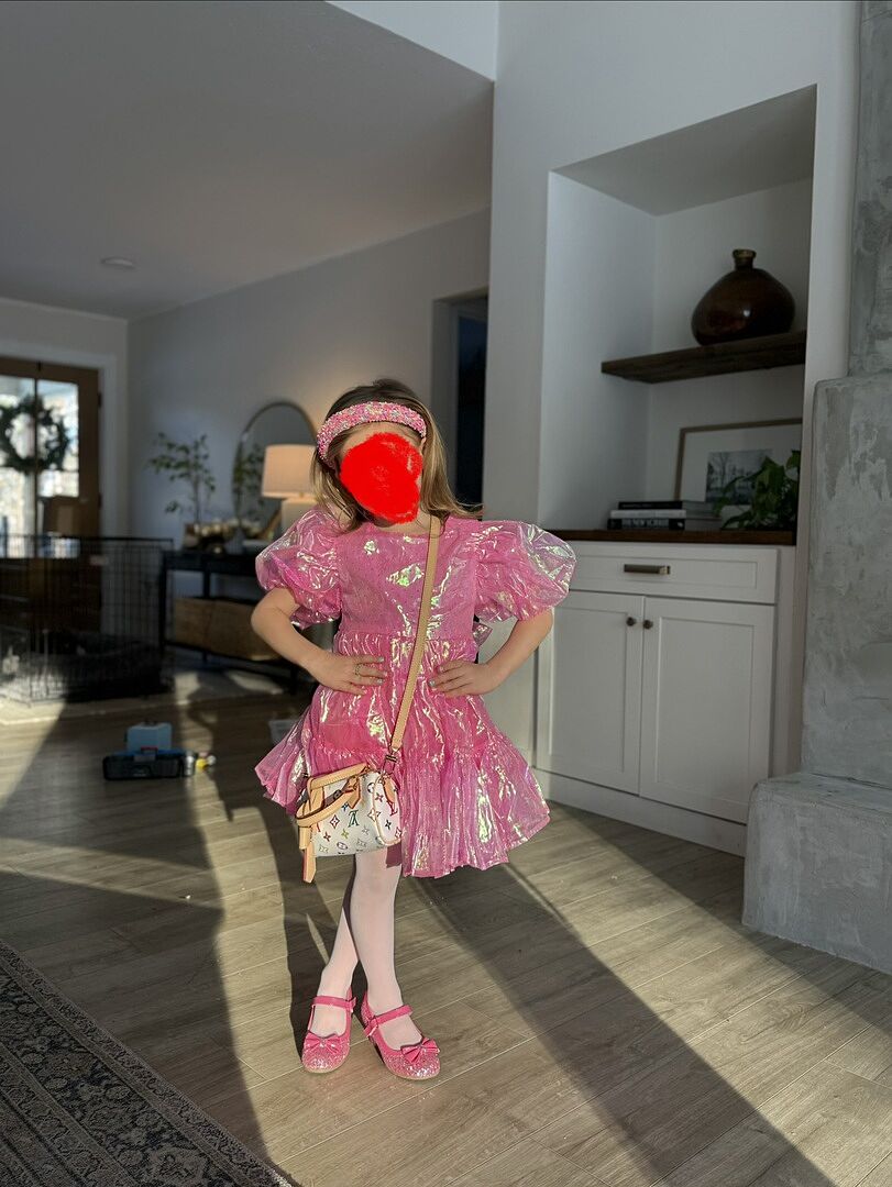 pink hologram dress Tiffany Homecoming 27421