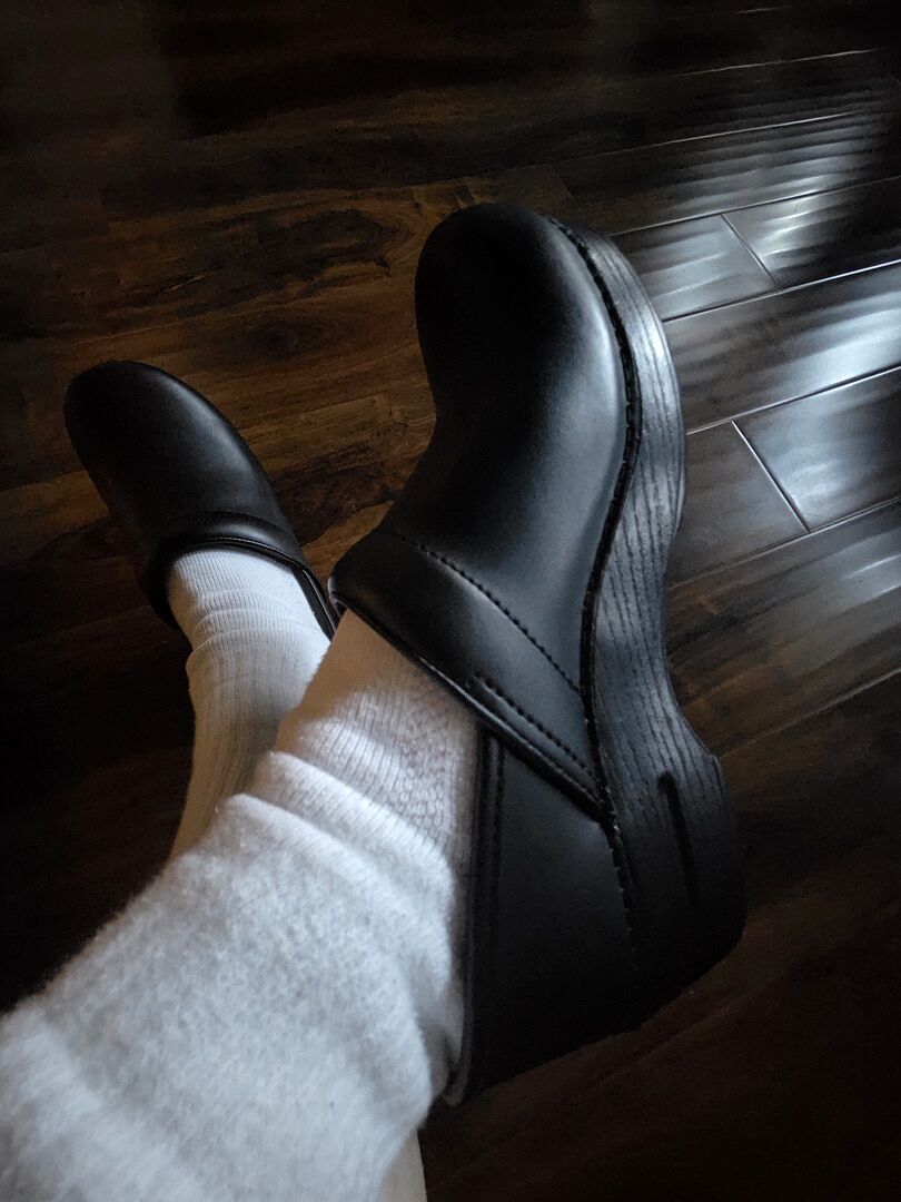 Dansko Personalized Wide Pro black clogs hospital nurse, doctor comfort size 48 Wide Pro Black Oiled – Dansko main image 4
