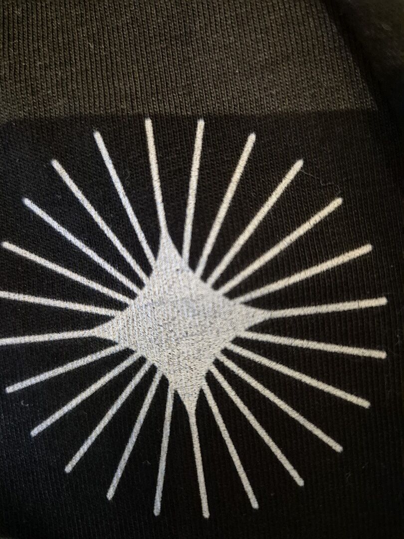 Dårlig kvalitet print og tynd t shirt