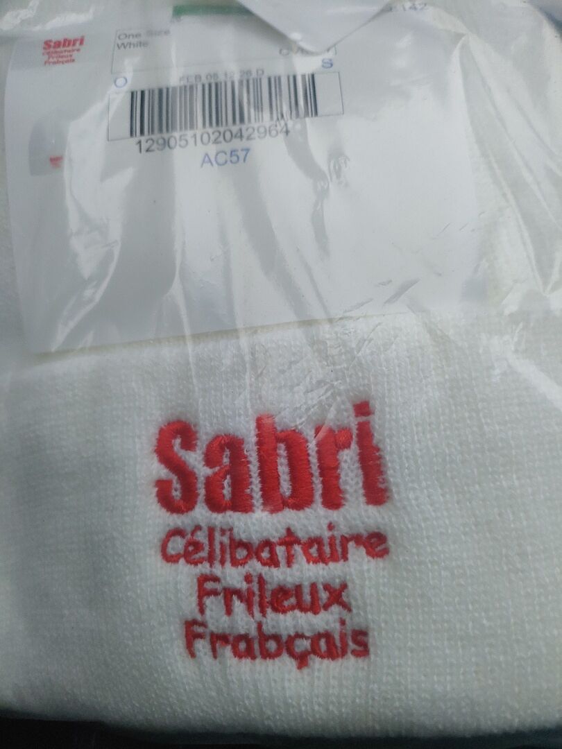 Erreur sur la broderie