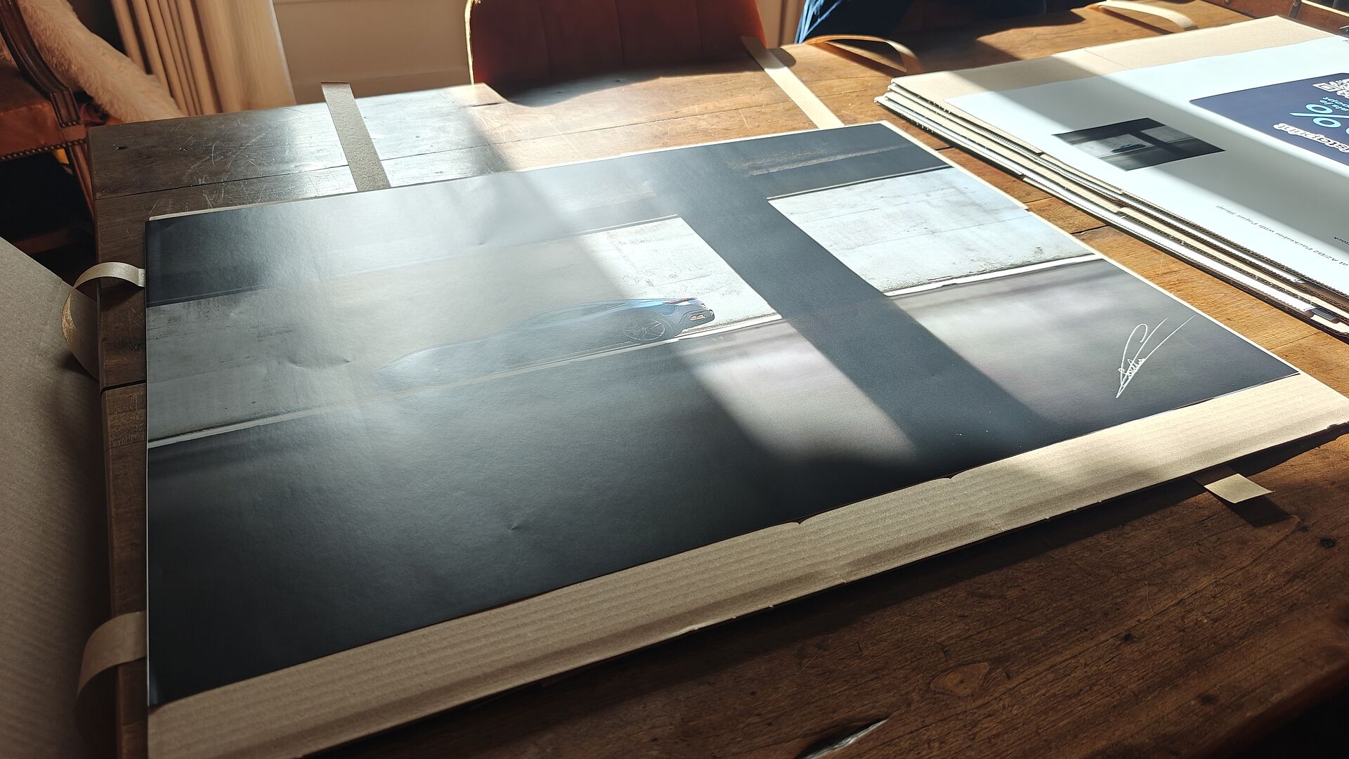 Kreuken en plooien in alle 4 posters