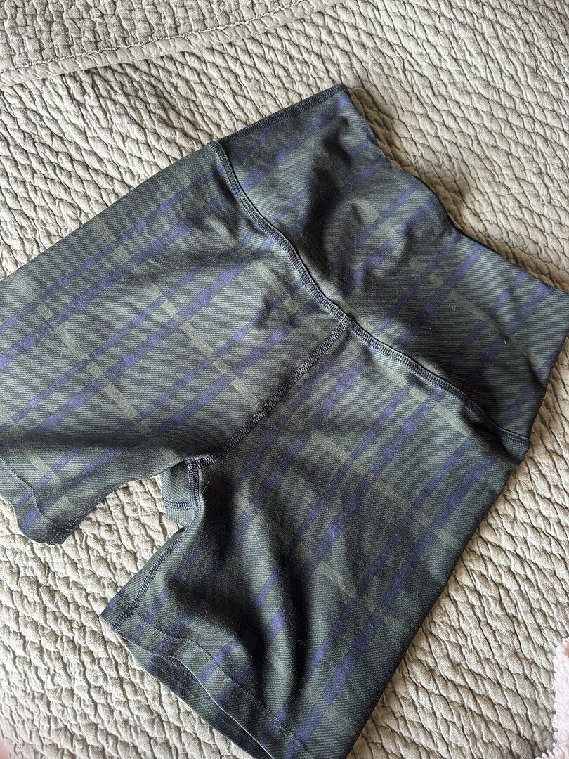 Beyond Yoga SoftMark Keep Pace bikershorts rutig hög midja