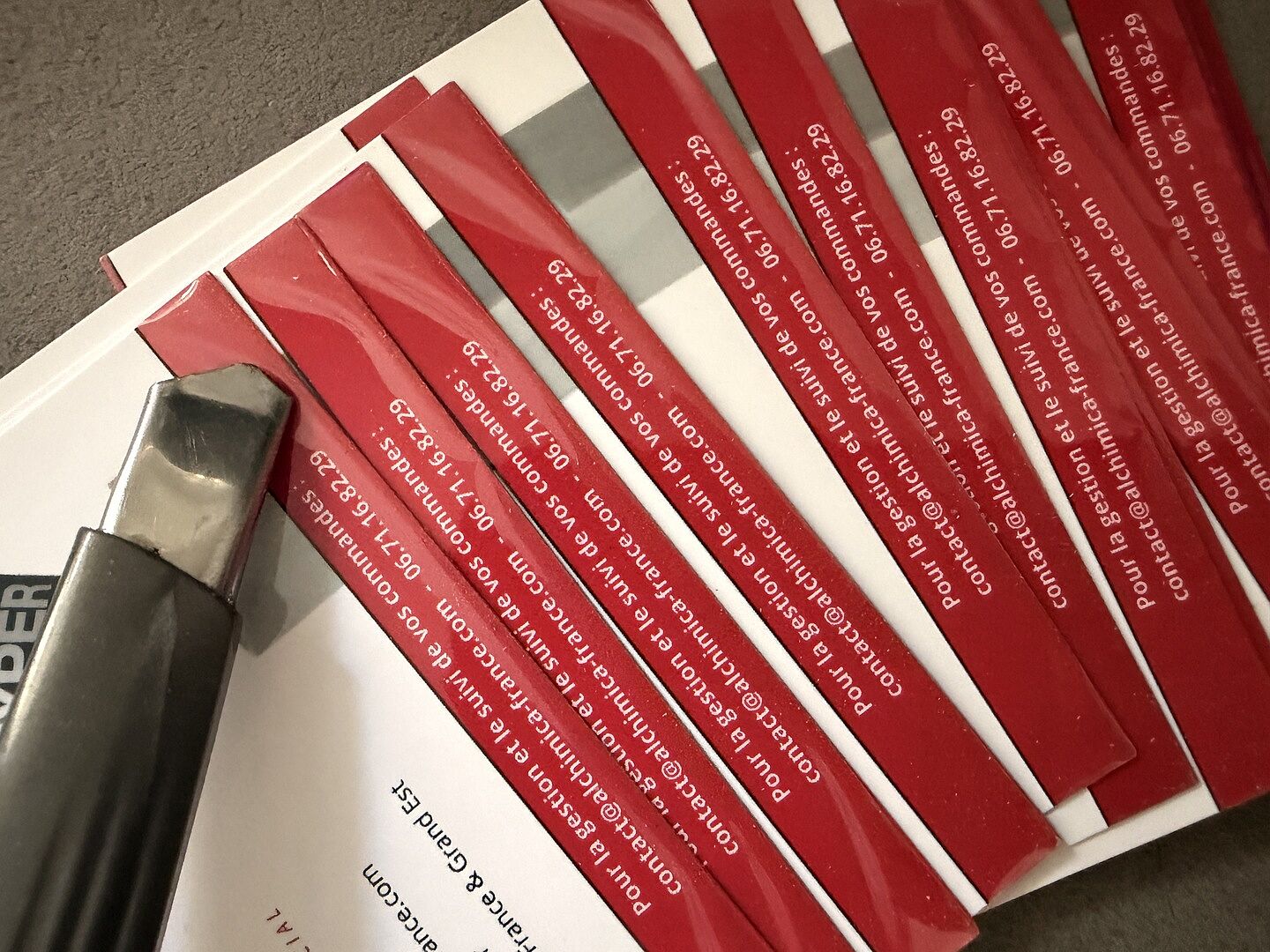 2 eme commande toujours les mêmes problèmes