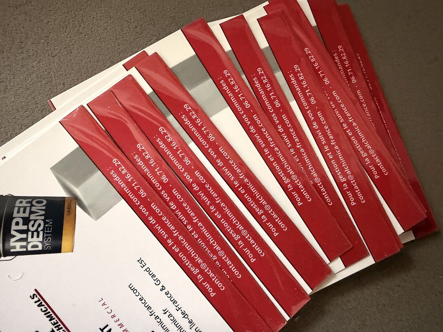 2 eme commande toujours les mêmes problèmes