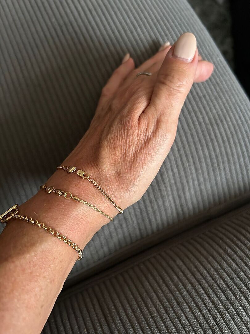 Astrid & Miyu Essential bracelet gourmette doré maillons