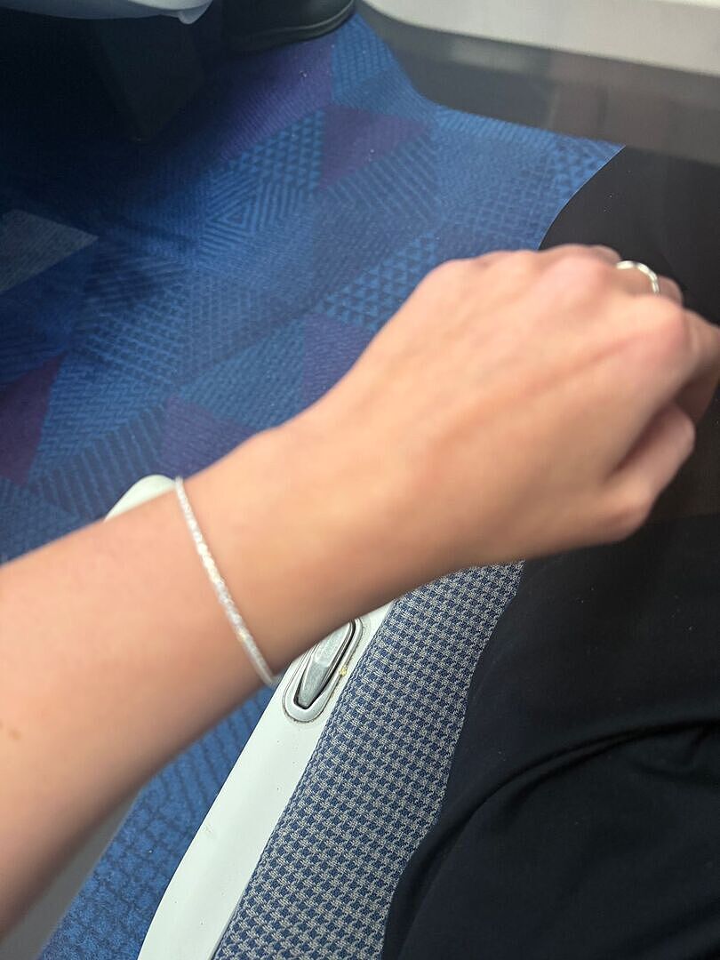 Astrid & Miyu Tennis Chain bracelet argent zircon