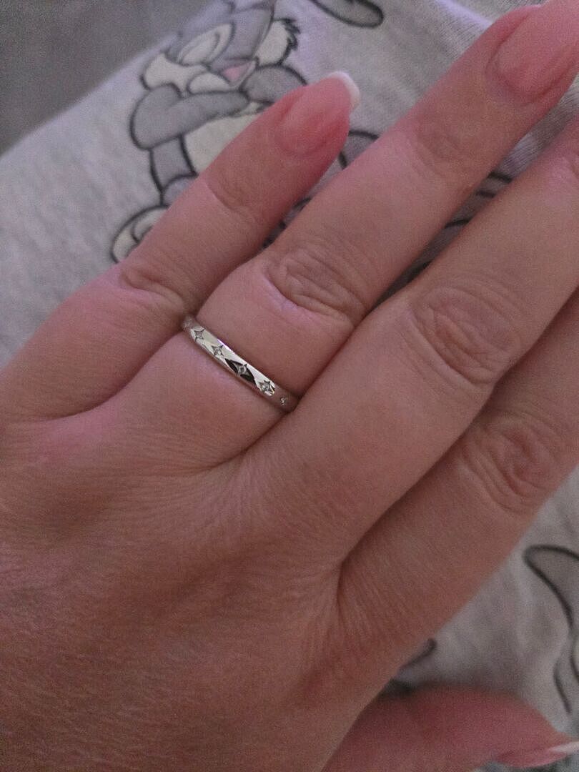 Astrid & Miyu Cosmic Star Band bague argent étoile