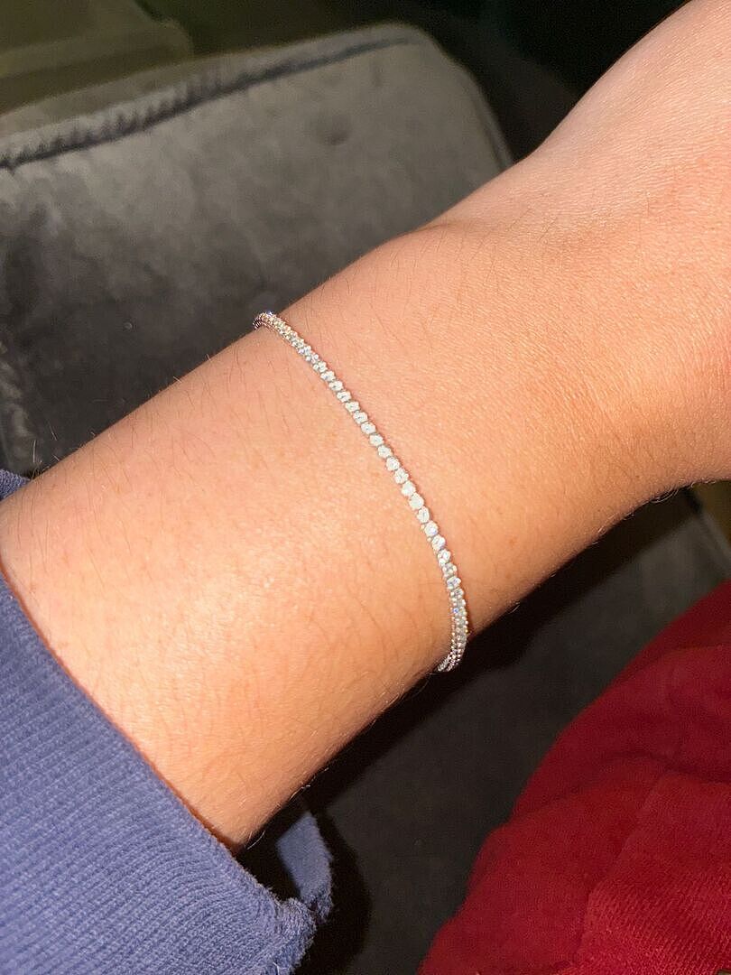 Astrid & Miyu Tennis Chain bracelet argent éclat