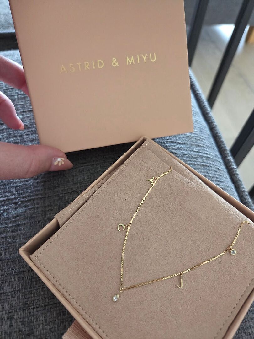 Astrid & Miyu Shoreditch Chain Collier or massif maille
