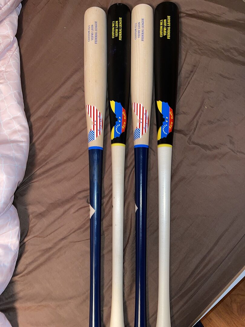 Sam Bat - 2 x Custom R2K1 - Maple Wood Baseball Bat – SAM BAT USA