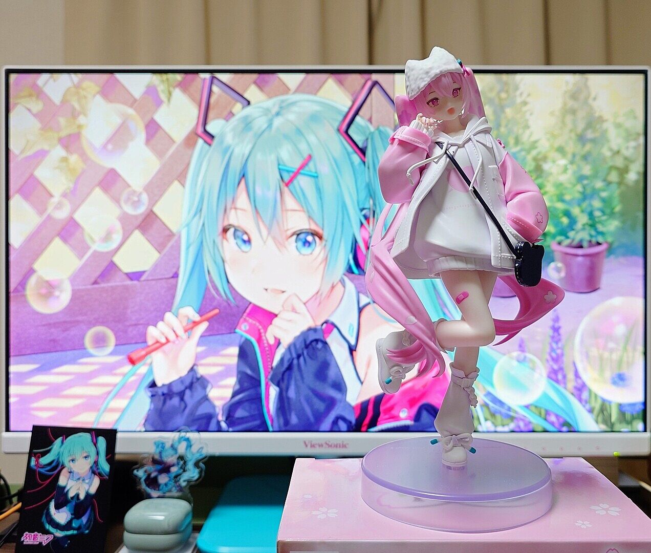 TENITOL 初音ミク UWA ふわふわ可愛い笑顔バッグ – フィギュア通販は