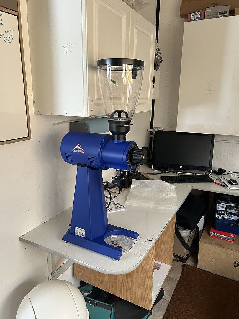 Mahlkonig EK43 Shop Grinder - Ultramarine Blue | iDrinkCoffee.com