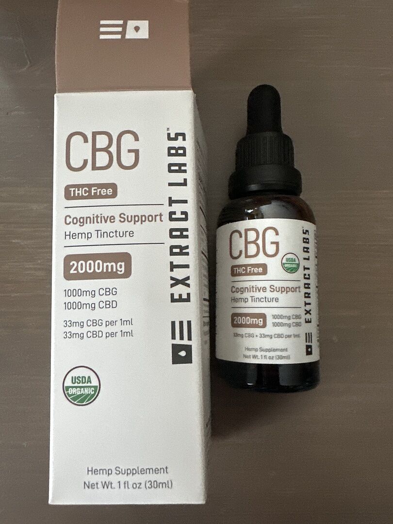 Best CBG Oil | Cognitive Support Broad Spectrum | Extract Labs