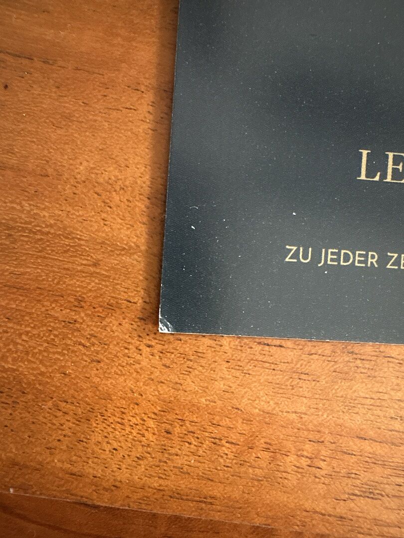 Leider sind die Kanten alle