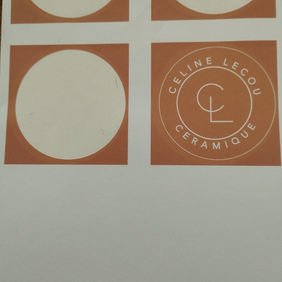 défaut d'impression sur les stickers