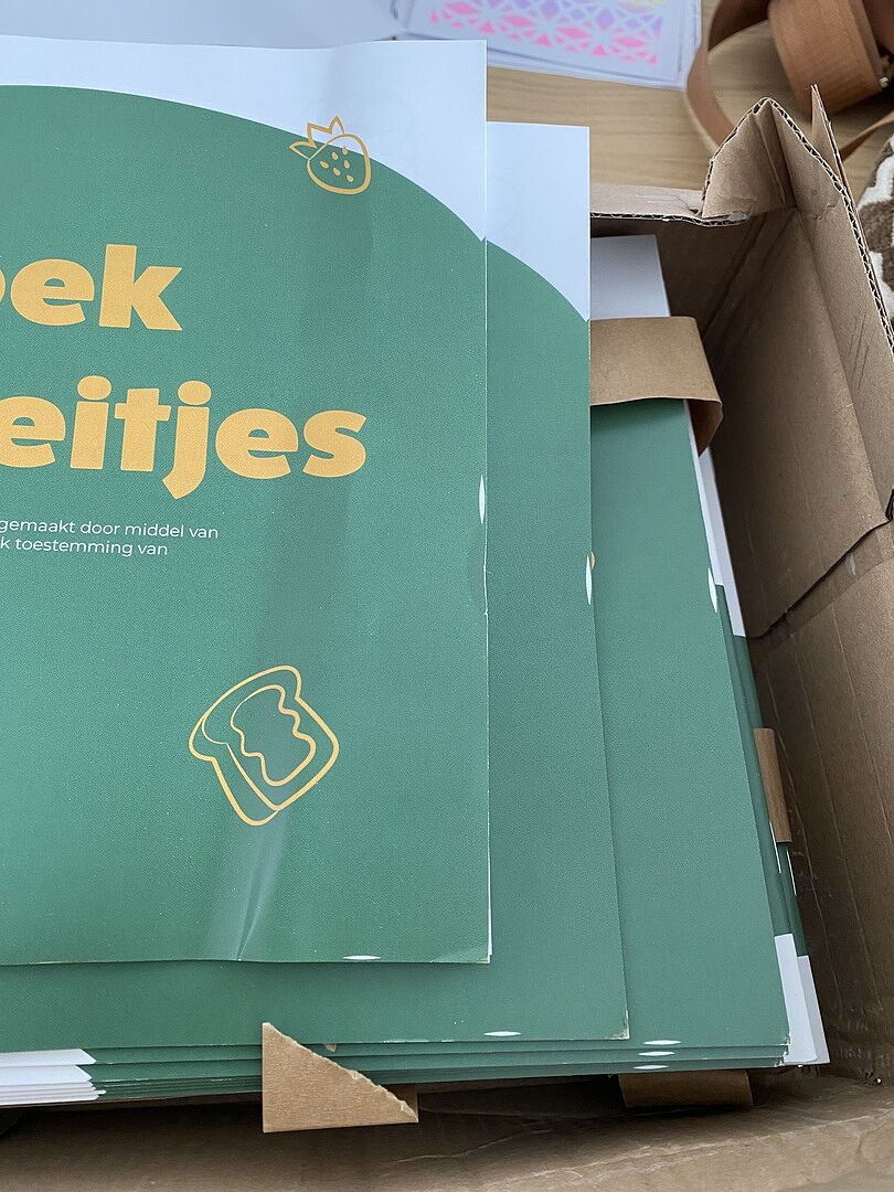 Niet tevreden, drukfout