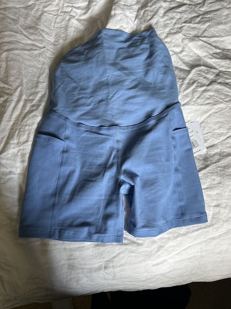 Beyond Yoga Spacedye Keep Pace 5" gravidshorts Darkest Night fickor