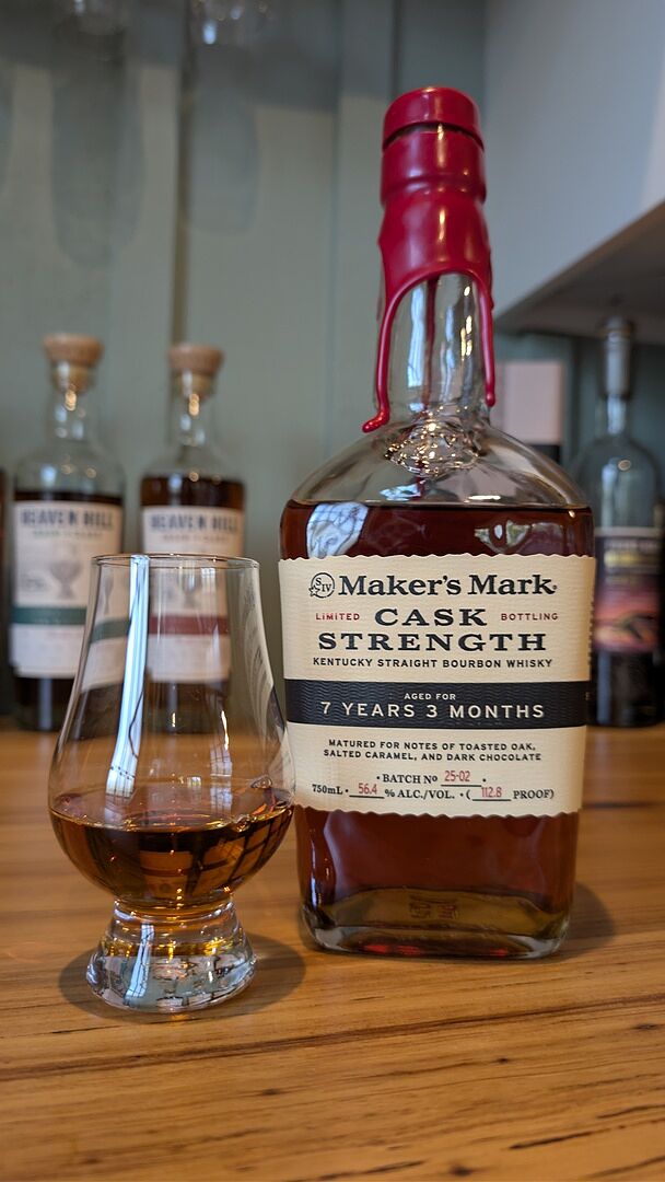 Buy Maker's Mark 7 Year Old Cask Strength Bourbon Whisky Batch 25