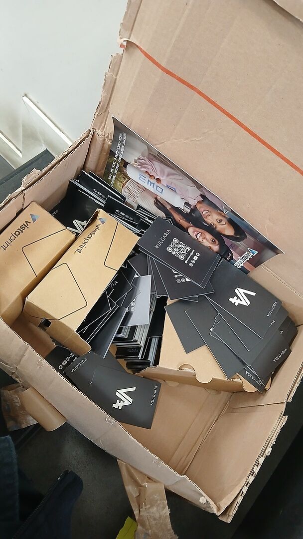 Bordes quemados y pésimo empaquetado