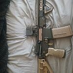 Emissary Development M-LOK Handbrake X - FDE/Black (Rainier Arms