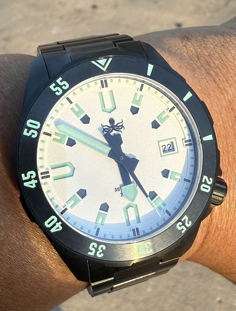 PHOIBOS APOLLO DLC 200M Automatic Diver Watch PY056EX White