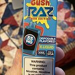 Blue Raz Gush - Pod Juice Salts x RAZ E-Liquid - 30mL