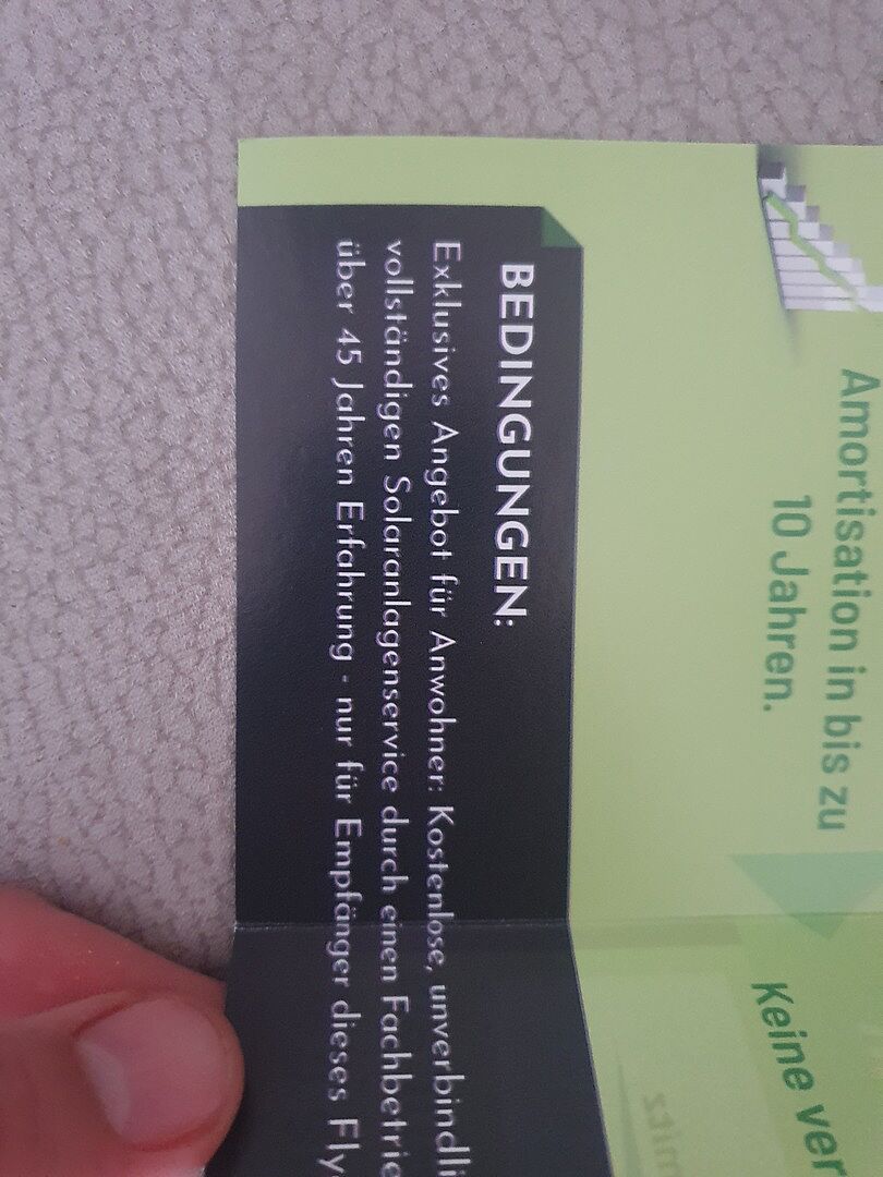 Farbe Tip, Schrift Flop